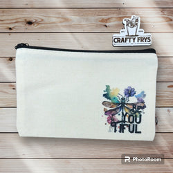 Be-YOU-tiful dragonfly Makeup / accessory bag