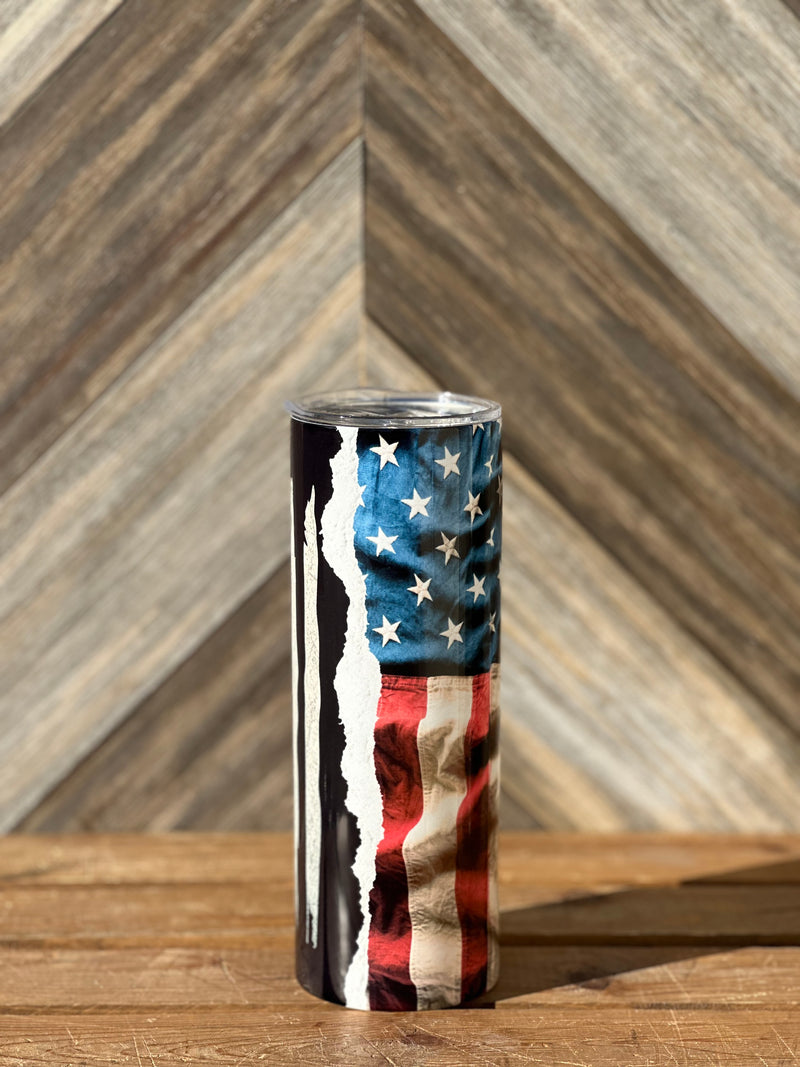 Best Dad Ever Flag 20oz Tumbler