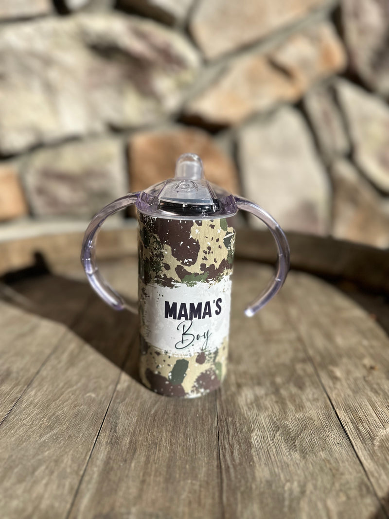 Mama’s Boy Camo Grow with Me Sippy Tumbler