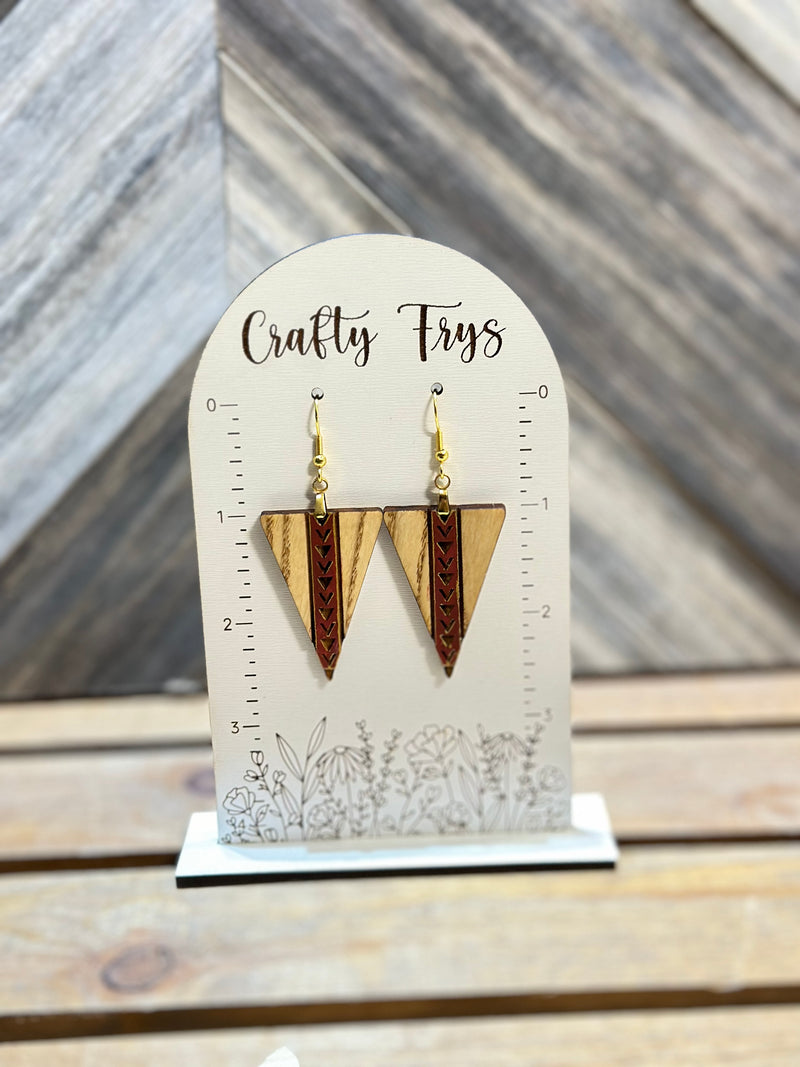 Triangle Arrow Earrings