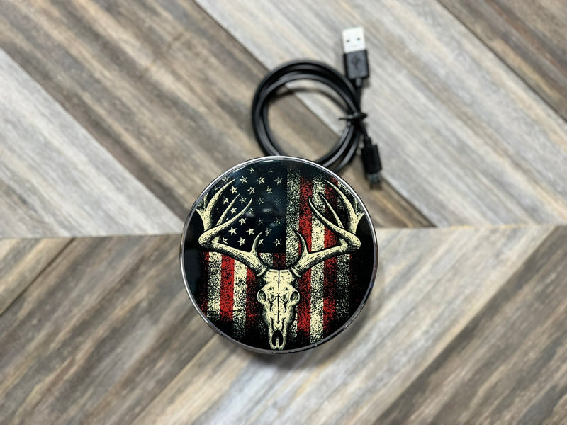 Skull with American Flag