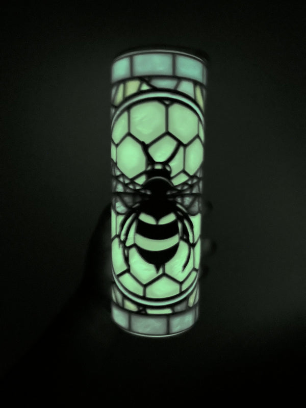 Stained Glass Bee Color Changing & Glow in the Dark