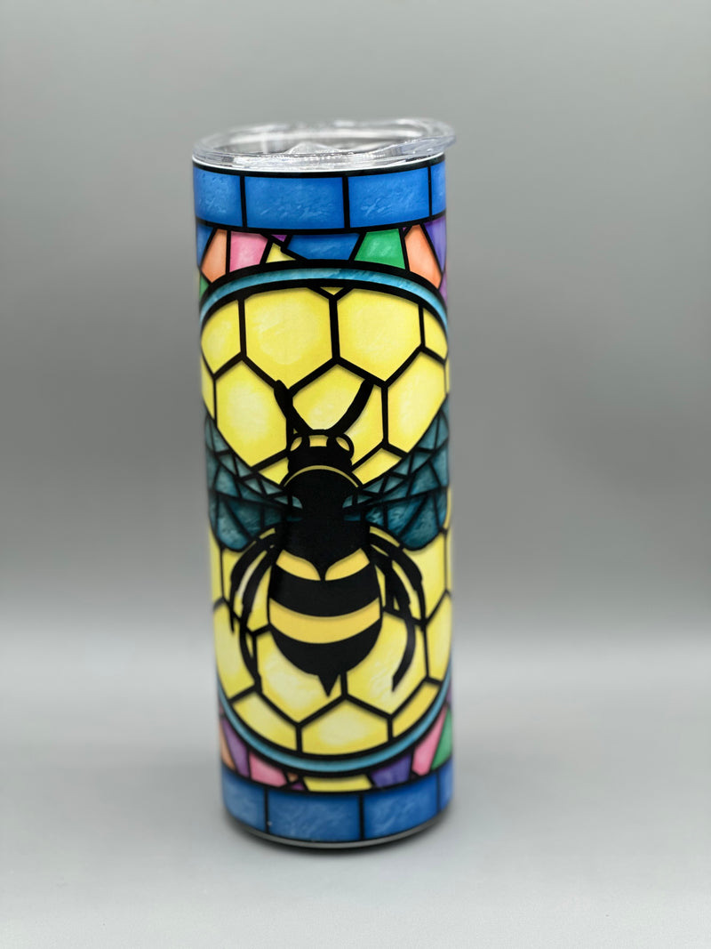 Stained Glass Bee Color Changing & Glow in the Dark