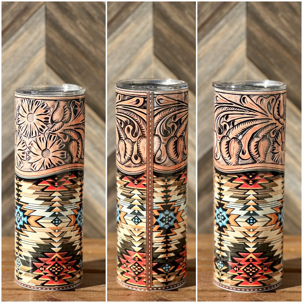 Yeti and Tervis Western Leather Rein Style Cup – Whitaker Leather